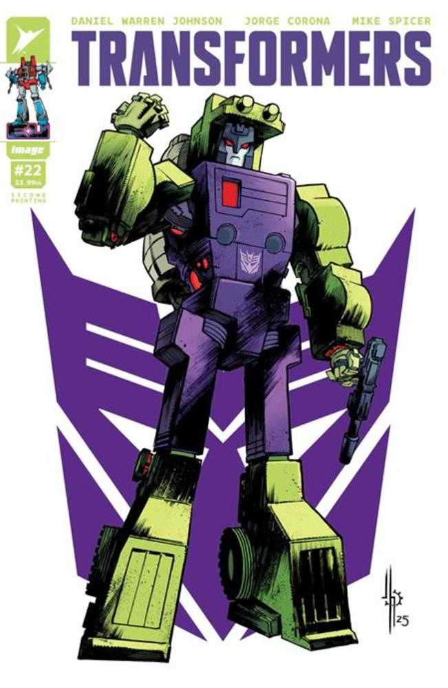 Transformers #22 2nd Print IMAGE A Howard Decepticon 01/21/2026 | BD Cosmos
