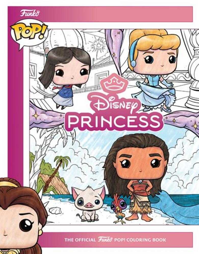 Disney Princess Hardcover The Official Funko Pop Coloring Book | BD Cosmos