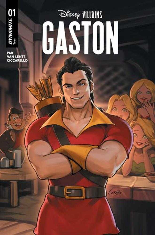 Disney Villains Gaston #1 DYNAMITE F Leirix Li Metal Virgin DYNAMITE 03/18/2026 | BD Cosmos