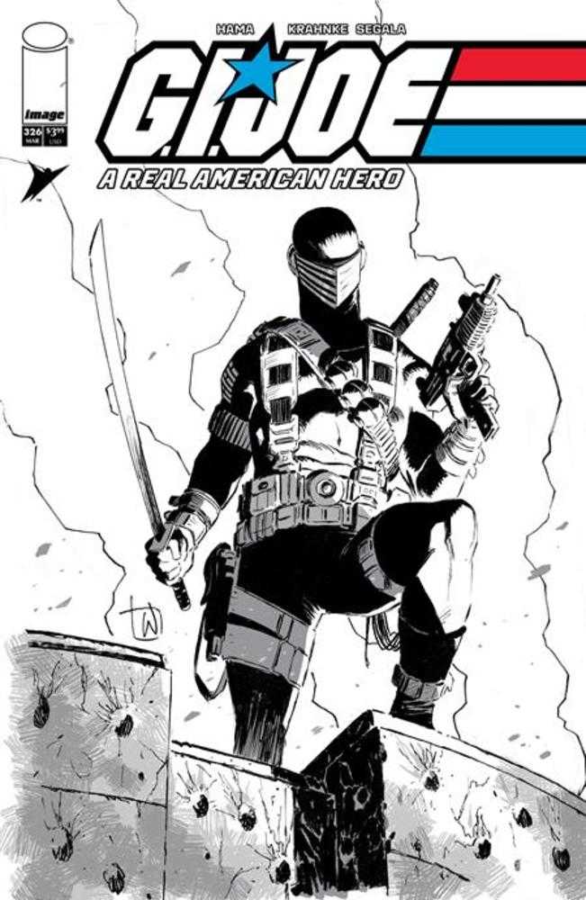 G.I. Joe A Real American Hero #326 IMAGE B Lee Weeks B&W 03/11/2026 | BD Cosmos