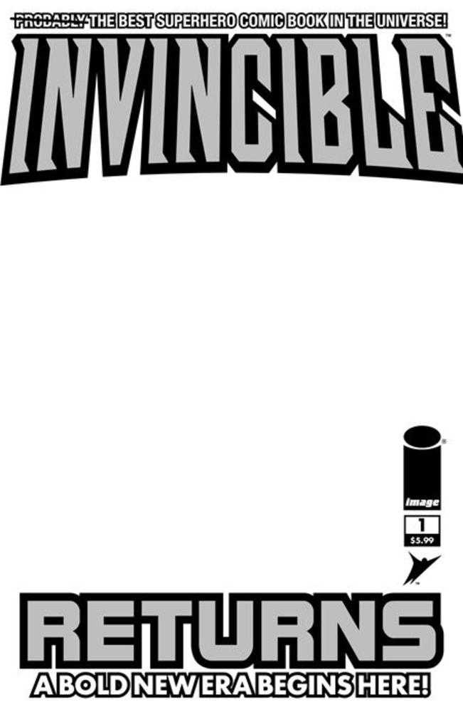 Invincible Returns Facsimile #1 IMAGE D Blank Sketch 03/25/2026 | BD Cosmos