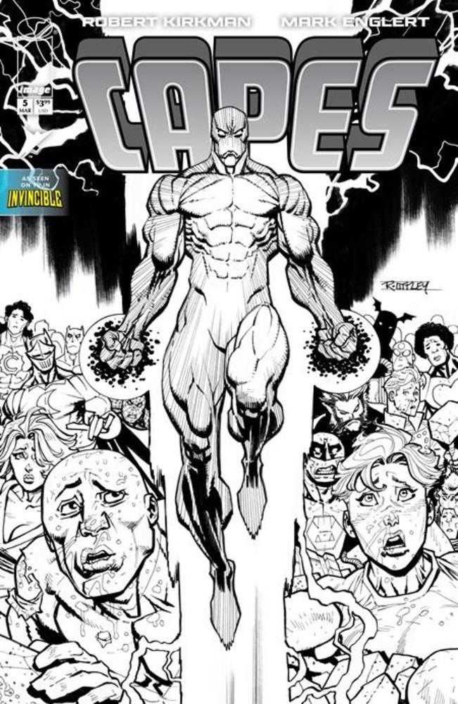 Invincible Universe Capes #5 IMAGE E 1:50 Ryan Ottley B&W 03/25/2026 | BD Cosmos