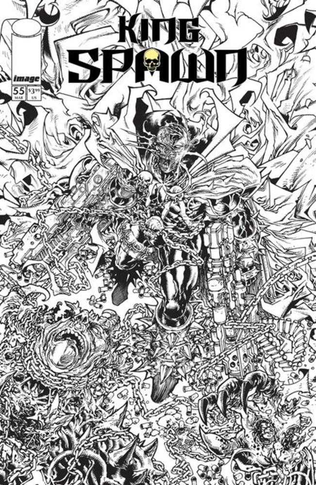 King Spawn #55 IMAGE B Harvey Tolibao B&W 03/18/2026 | BD Cosmos