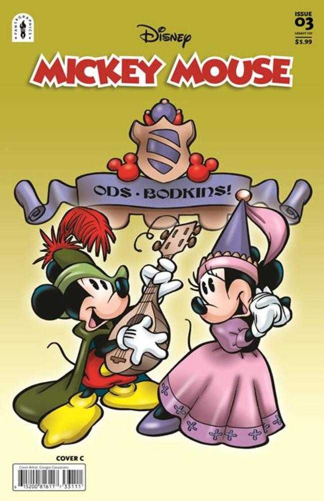 Mickey Mouse Legacy #333 Ripples In Time Part 2 [Of 2] FANTAGRAPHICS C 1:10 Giorgio Cavazzano Yellow 03/18/2026 | BD Cosmos