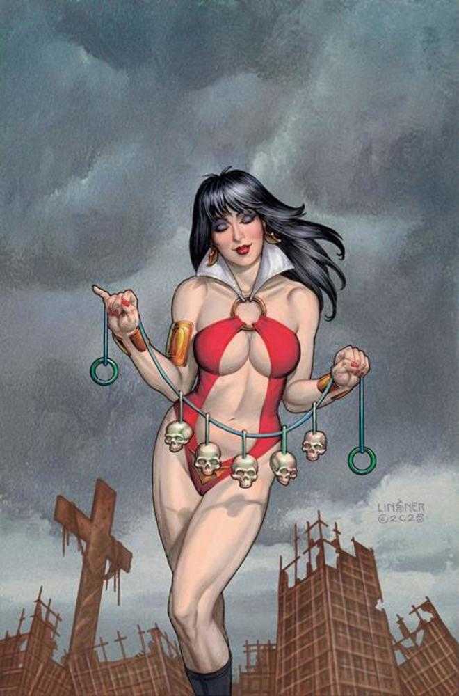 Vampirella Armageddon #9 DYNAMITE G 1:10 Joseph Michael Linsner Virgin 03/18/2026 | BD Cosmos