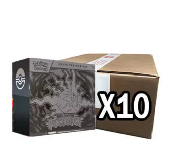 POKEMON TCG ME05: PITCH BLACK ELITE TRAINER CASE OF 10 - LIMIT 1 PER ORDER | BD Cosmos