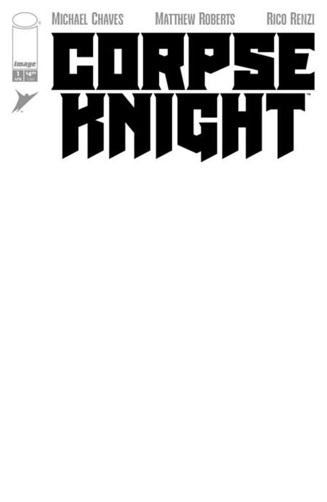 Corpse Knight #1 (Of 6) Cover H Blank Sketch Variant | BD Cosmos
