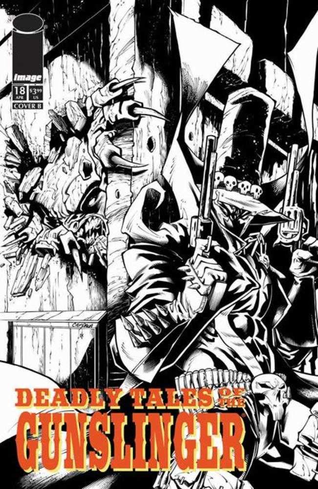 Deadly Tales Of Gunslinger Spawn #18 Image B Chris Campana B&W 04/15/2026 | BD Cosmos