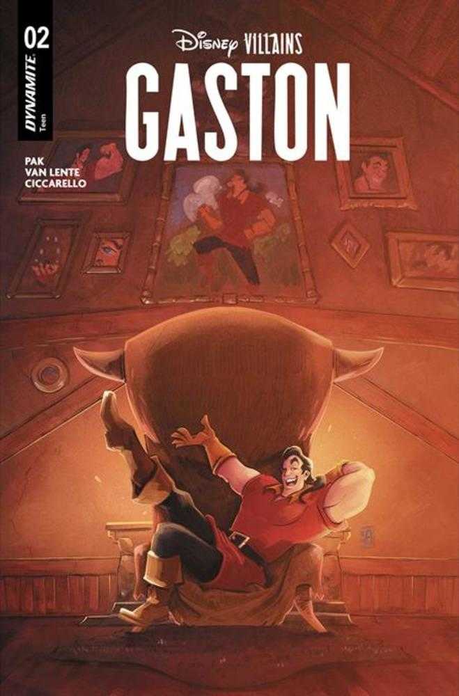Disney Villains Gaston #2 Cover A Alessandro Ranald Variant | BD Cosmos
