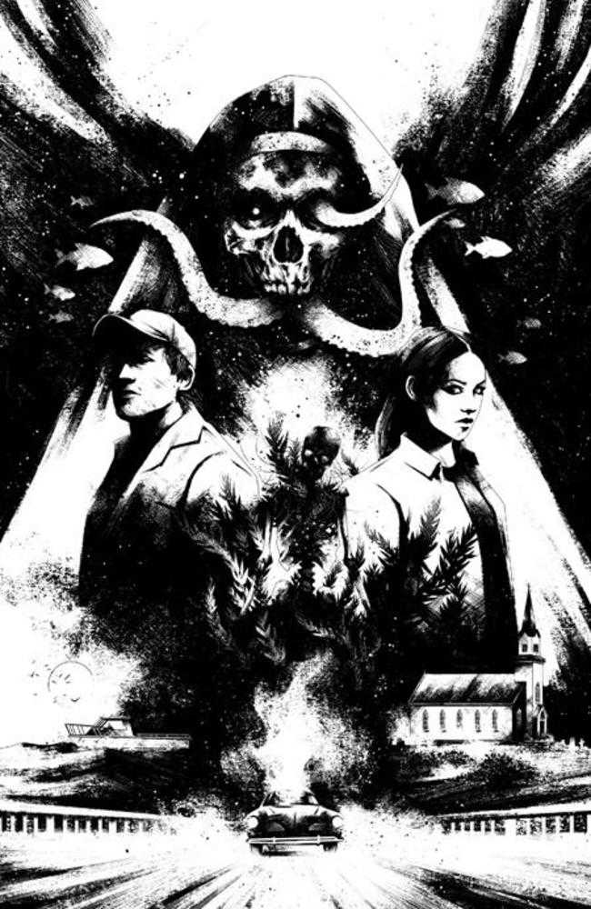 Estuary A Ghost Story #1 (Of 4) Cover E Inc 1:20 Maan House Black & White Variant | BD Cosmos