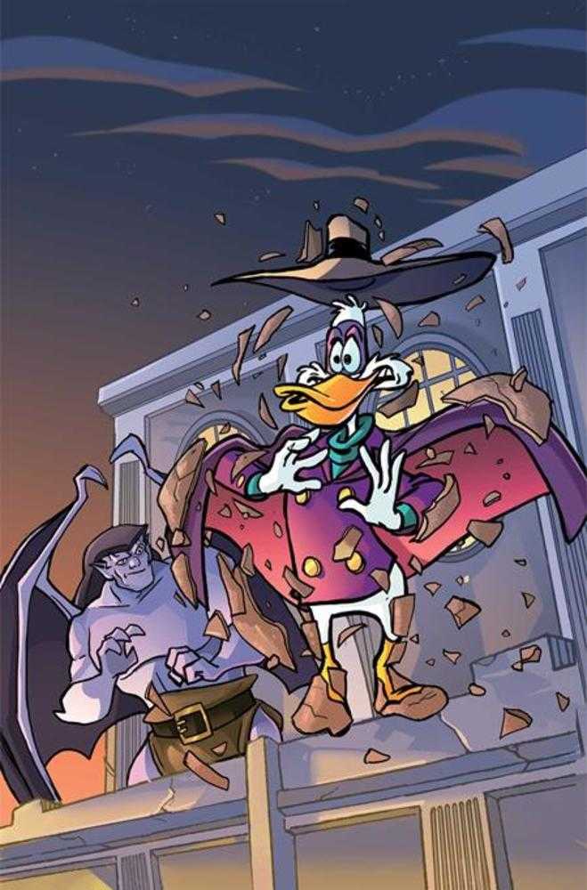 Gargoyles/Darkwing Duck #4 Cover J 1 in 25 Tad Stones Full Art Variant | BD Cosmos