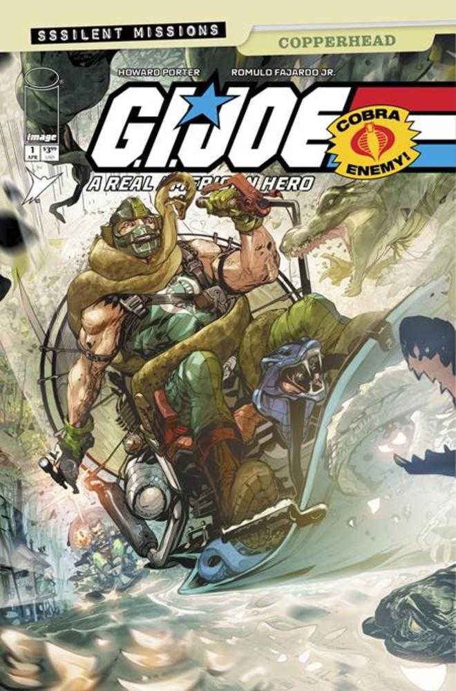 G.I. Joe A Real American Hero Sssilent Missions Copperhead #1 Image A Porter & Fajardo Jr 04/22/2026 | BD Cosmos
