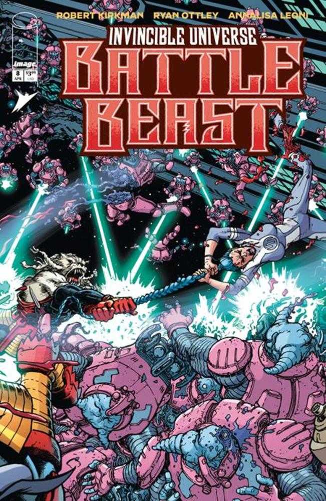 Invincible Universe Battle Beast #8 Cover C 1 in 10 Chris Burnham & Brian Reber Variant | BD Cosmos