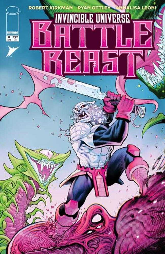 Invincible Universe Battle Beast #8 Cover D 1 in 25 Cliff Rathburn Variant | BD Cosmos