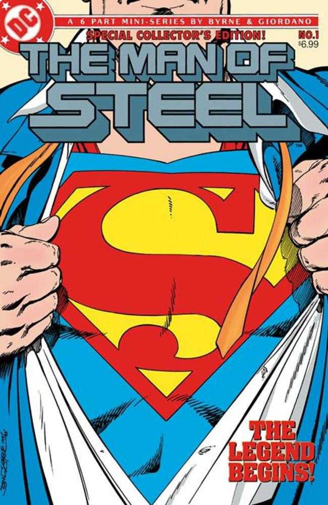 Man Of Steel #1 Facsimile Edition Cover C John Bryne Foil Variant | BD Cosmos