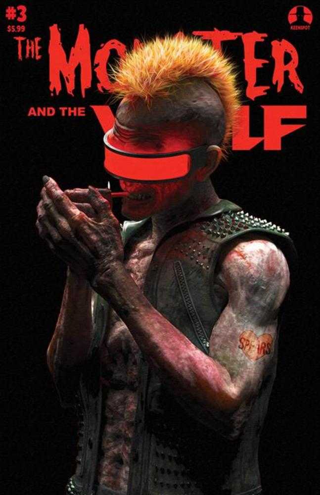 Mark Spears Monsters The Monster & The Wolf #3 Cover D Mark Spears Punk Variant | BD Cosmos