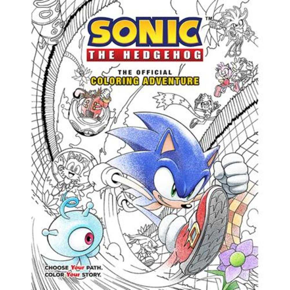 Sonic The Hedgehog TPB The Official Coloring Adventure | BD Cosmos