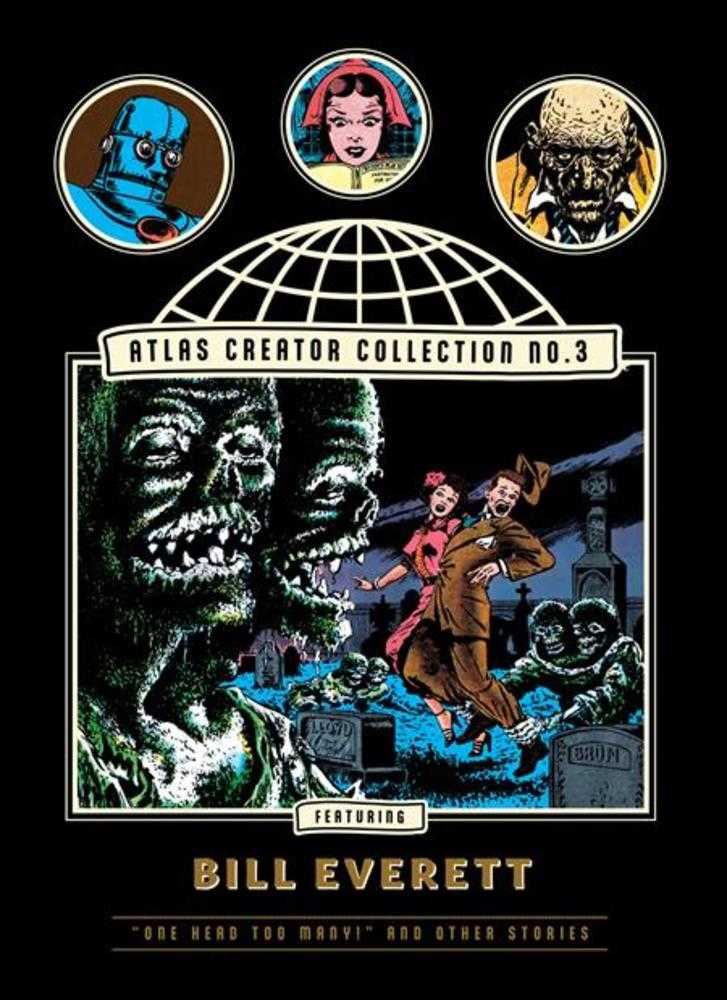 Atlas Creator Collection Hardcover No 03 Bill Everett Volume 01 One Head Too Many And Other Weird Horror Stories (Mature) | BD Cosmos