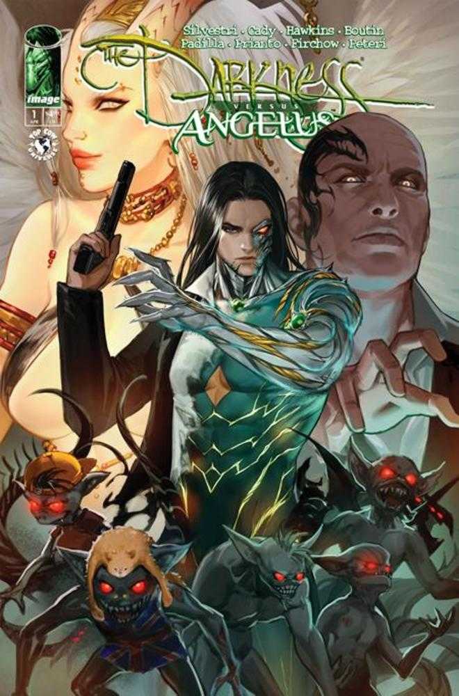 Darkness vs Angelus (One Shot) Cover B Leirix Variant | BD Cosmos