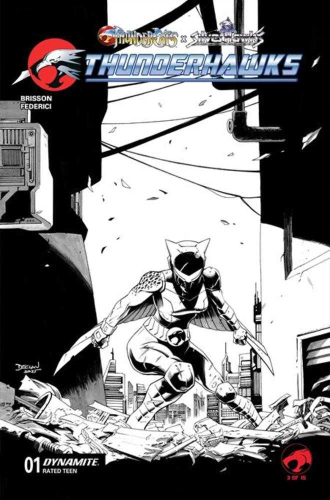 Thundercats X Silverhawks Thunderhawks #1 Dynamite I 1:10 Shalvey Line Art 04/22/2026 | BD Cosmos