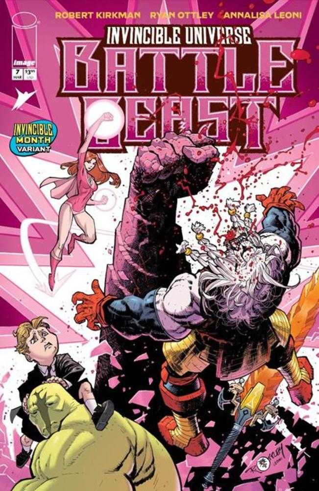 Invincible Universe Battle Beast #7 IMAGE H Ottley & Leoni Invincible Team Up 03/18/2026 | BD Cosmos