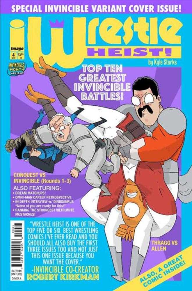 Wrestle Heist #4 (Of 5) IMAGE B Kyle Starks Invincible Team Up 03/18/2026 | BD Cosmos