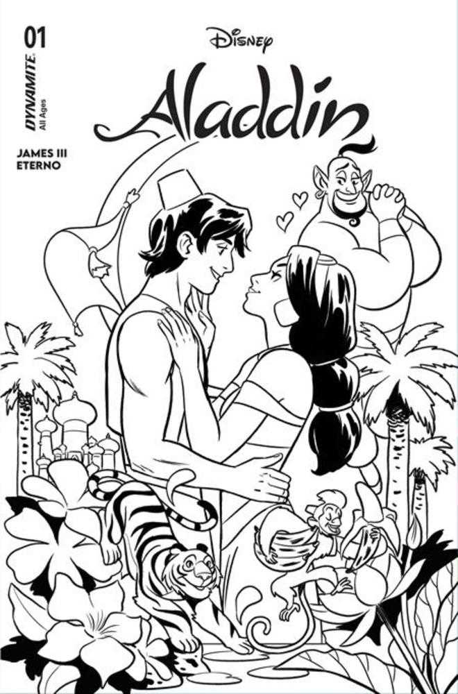 Aladdin #1 DYNAMITE I 1:10 Natacha Bustos Line Art 07/08/2026 | BD Cosmos