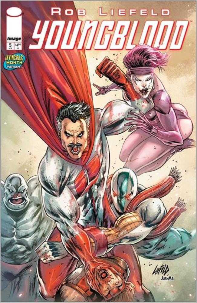 Youngblood #5 IMAGE G Rob Liefeld Invincible Team Up 04/22/2026 | BD Cosmos