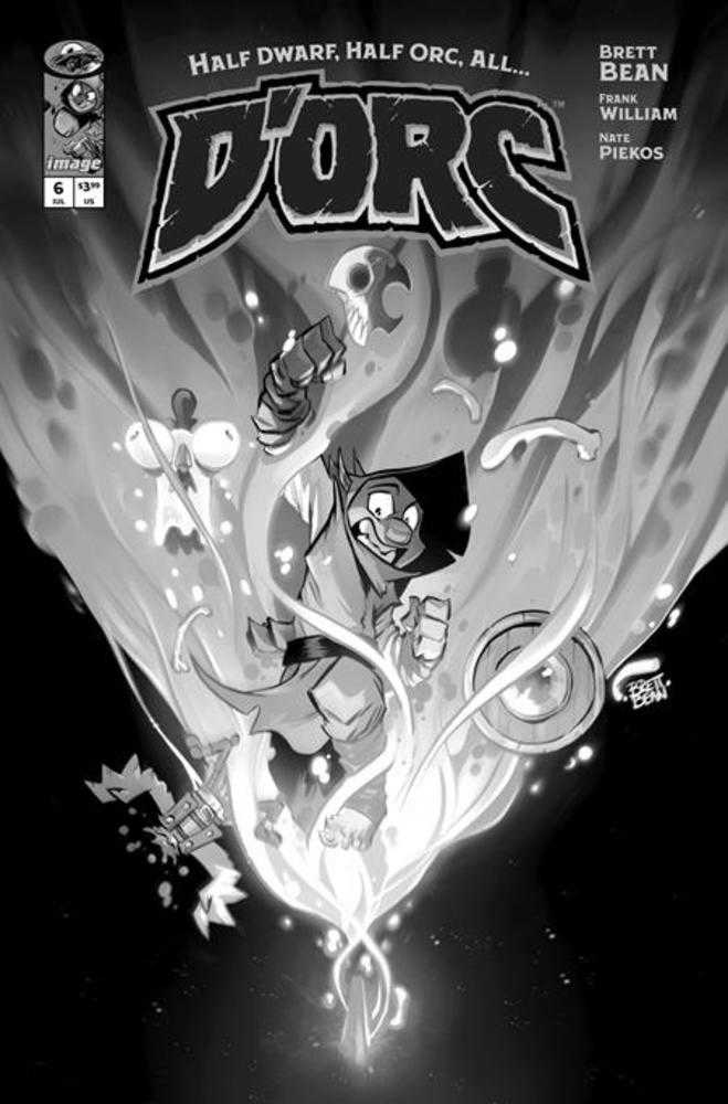 Dorc #6 Image C 1:25 Bean B&W 07/15/2026 | BD Cosmos