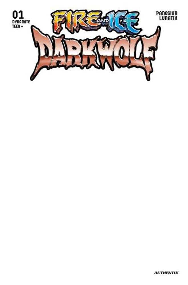 Fire And Ice Darkwolf #1 Dynamite F Blank 07/08/2026 | BD Cosmos