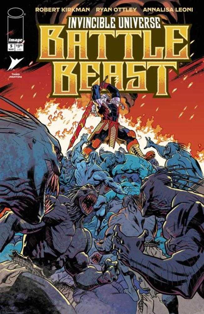 Invincible Universe Battle Beast #5 Image 3rd Printing 05/20/2026 | BD Cosmos