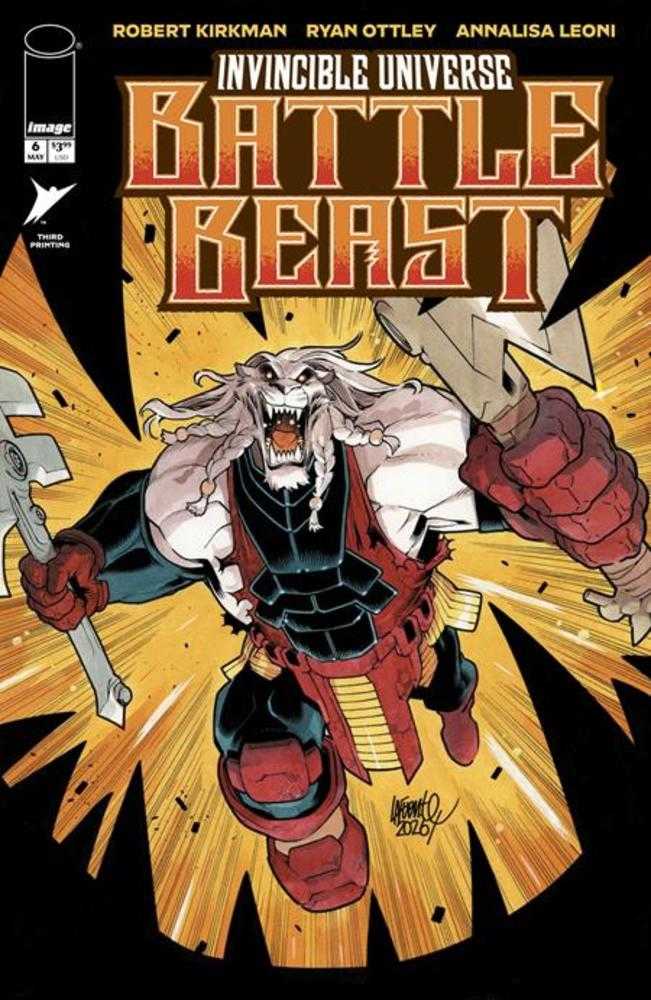 Invincible Universe Battle Beast #6 Image 3rd Printing 05/20/2026 | BD Cosmos