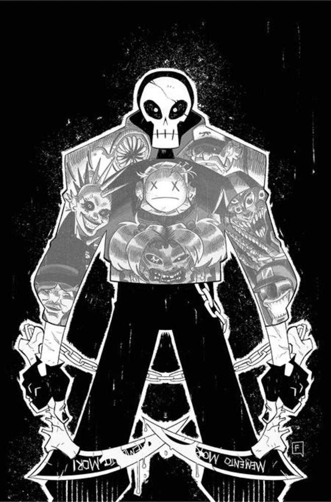Dead Head TPB Volume 01 5 Copy Bruno Ferrante Unlock Virgin Black & White Uv Spot Gloss Variant (Mature) | BD Cosmos