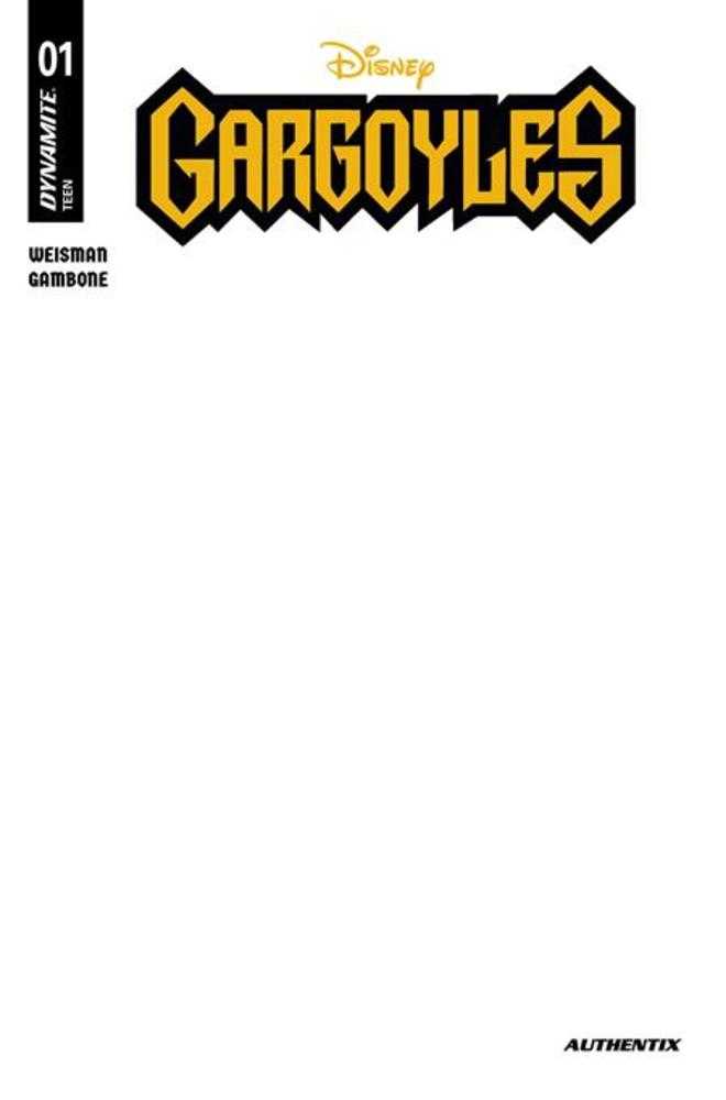 Gargoyles #1 [2026] Dynamite E Blank 08/12/2026 | BD Cosmos