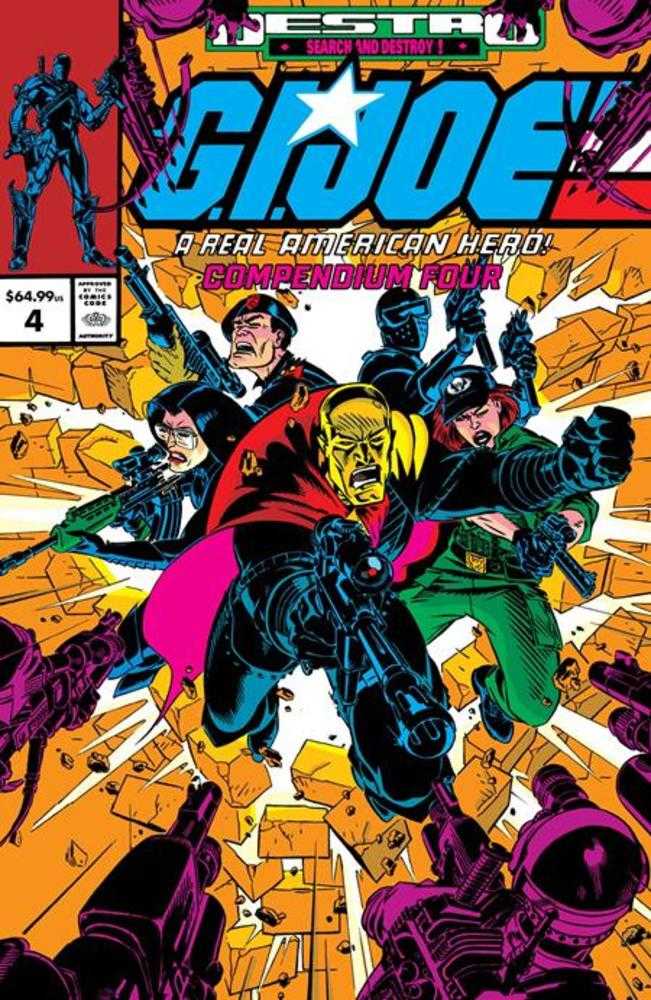 G.I. Joe A Real American Hero Compendium TPB Volume 04 Direct Market Exclusive Michael Golden Cover | BD Cosmos