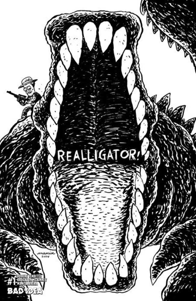 Realligator #1 [One Shot] Bad Idea F 1:20 Abrera B&W 08/05/2026 | BD Cosmos