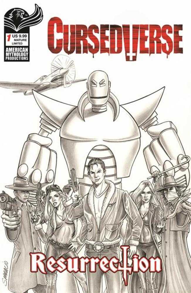 Cursedverse Resurrection #1 Prana Sparacio B&W 09/16/2026 | BD Cosmos