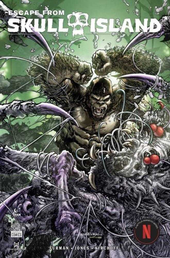 Escape From Skull Island TPB Direct Market Edition Harvey Tolibao Cover | BD Cosmos