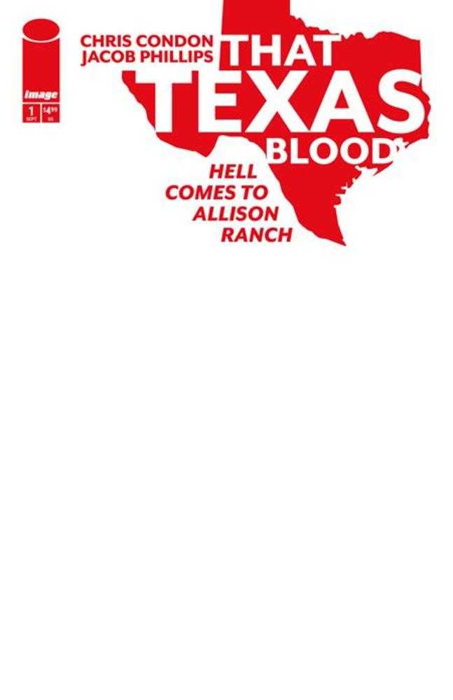 That Texas Blood Hell Comes To Allison Ranch #1 Image E Blank 09/23/2026 | BD Cosmos