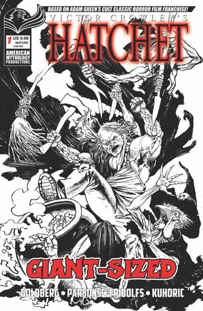 Giant Sized Hatchet Halloween #1 [One Shot] Prana F Martinez B&W 10/28/2026 | BD Cosmos