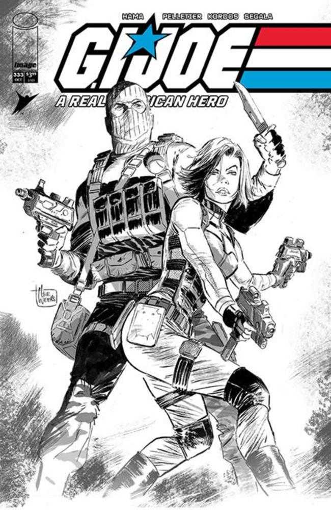 G.I. Joe A Real American Hero #333 Image B Weeks B&W 10/14/2026 | BD Cosmos