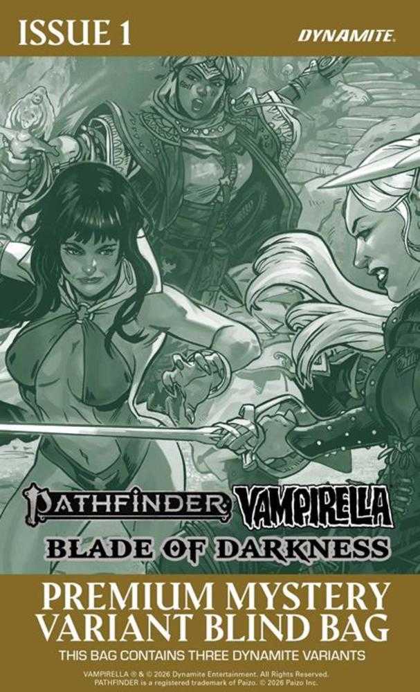 Pathfinder Vampirella Blade Of Darkness #1 DYNAMITE G Mystery Blind Bag 10/28/2026 | BD Cosmos