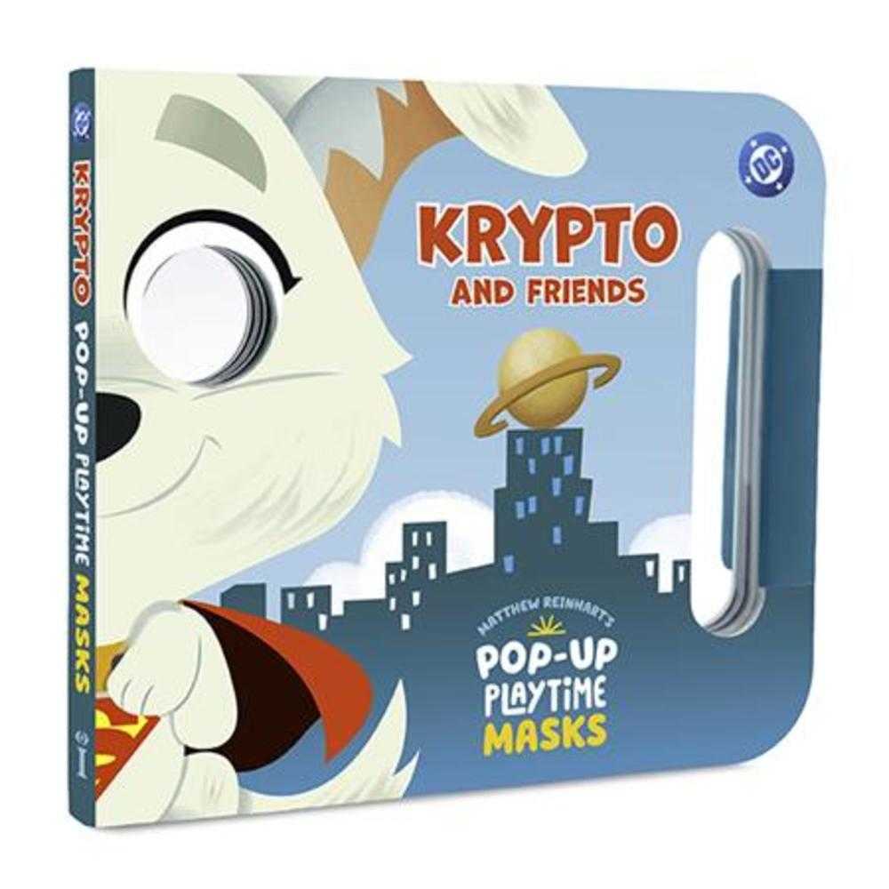 Pop Up Playtime Masks Hardcover DC Krypto And Friends | BD Cosmos