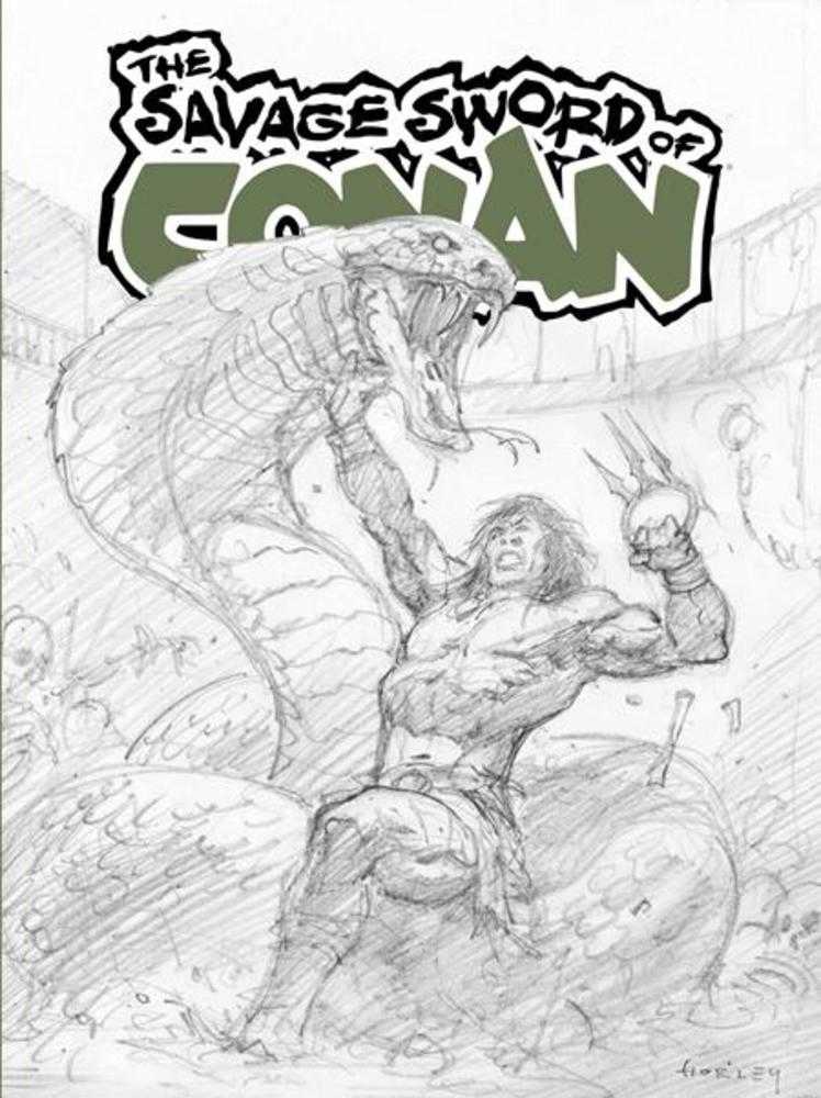 Savage Sword Of Conan #15 Sdcc Exclusive Alex Horley Cardstock Inks Variant (Mature) | BD Cosmos