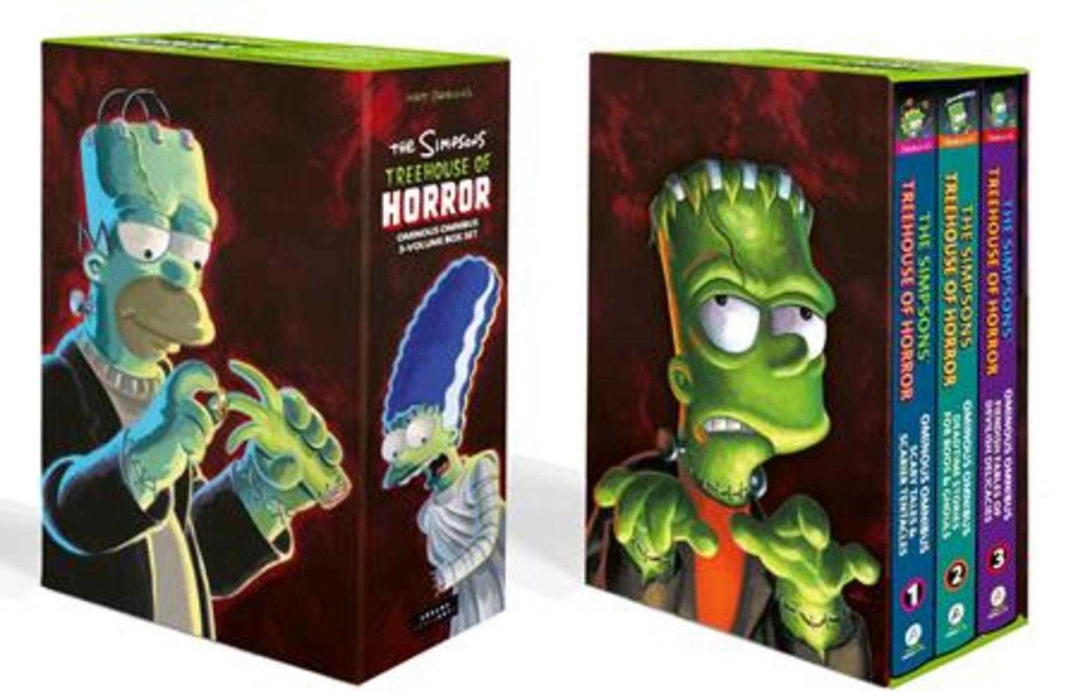 Simpsons Treehouse Of Horror Ominous Omnibus Hardcover (3 Volume Box Set) | BD Cosmos