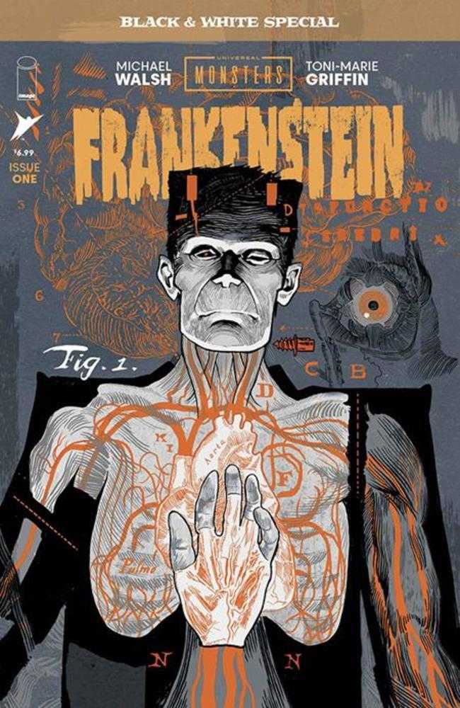 Universal Monsters Frankenstein B&W Special #1 [Of 2] Image A Walsh 10/14/2026 | BD Cosmos