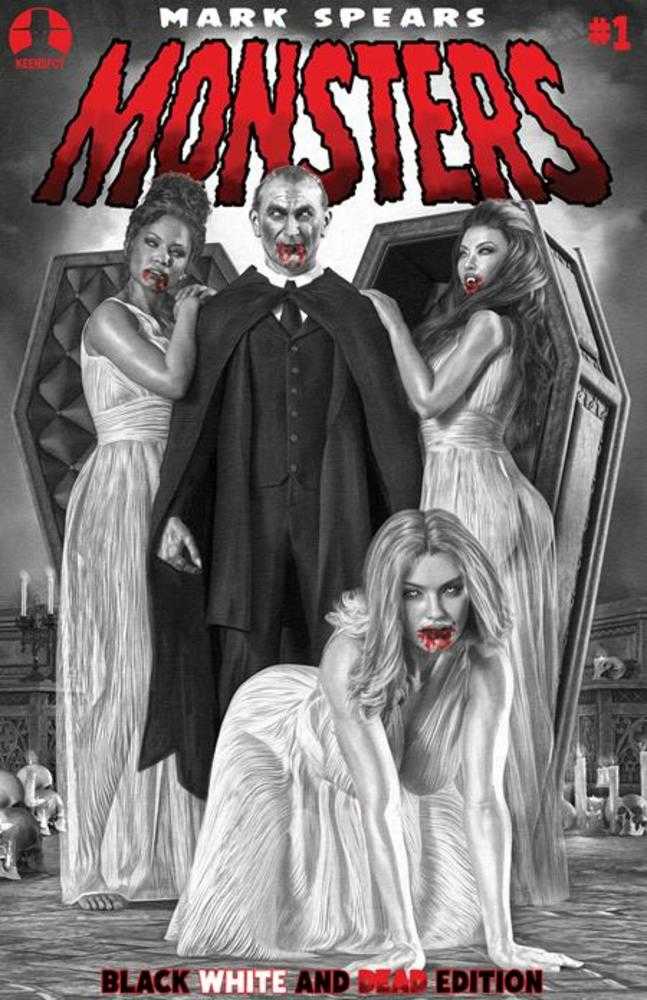 Mark Spears Monsters #1 EXPOSSE 7 Th Printing B&W C Spears 09/16/2026 | BD Cosmos