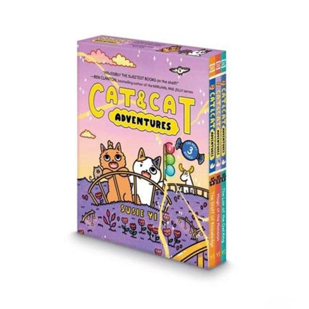 Cat & Cat Adventures A Graphic Novel TPB 3 Book Box Set (Vols 04 & 05 & 06) | BD Cosmos
