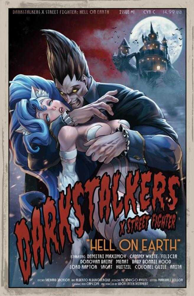 Darkstalkers X Street Fighter Hell On Earth #1 UDON C Gal 11/04/2026 | BD Cosmos