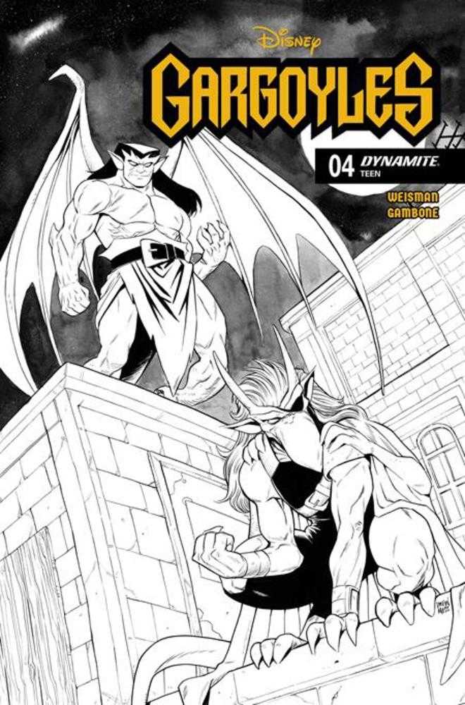 Gargoyles 2026 #4 DYNAMITE H 1:10 Moss Line Art 11/11/2026 | BD Cosmos